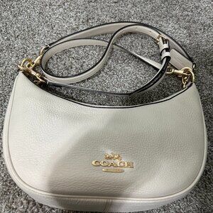 Coach Aria Shoulder Bag (Chalk)
